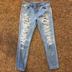American Eagle Destroyed  Hi-rise Jegging